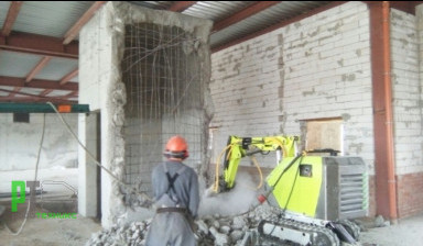 Демонтаж бетона гидромолот аренда