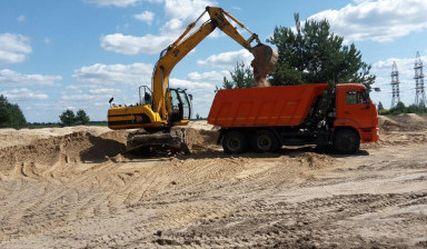 Доставка песка, щебня и других стройматериалов в Рязани