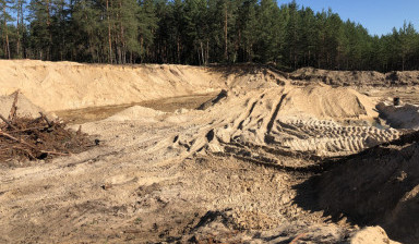 Песок намывной и лесной с доставкой в Брянске