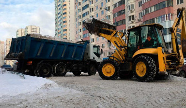 Вывоз снега, уборка территории  в Южно-Сахалинске