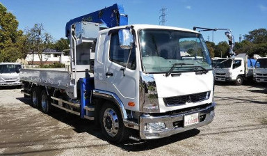 Объявление от Аукционы Японии: «Mitsubishi Fuso Fighter Кран борт 3-х осый» 4 фото