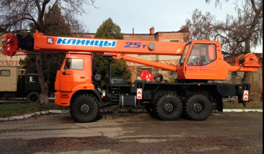Объявление от Андрей: «Автокран Клинцы 25 тонн недорого» 1 фото