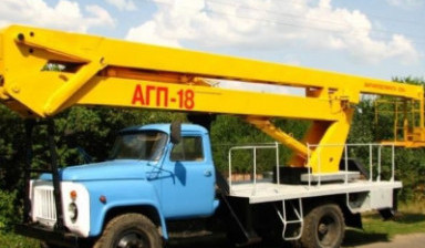 Объявление от Светлана: «Автовышка АПГ 18 метров на выгодных условиях» 1 фото