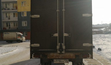 Перевозка грузов до 5 тонн закрыты фургон