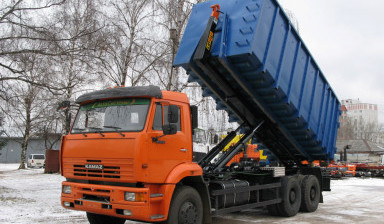Объявление от Николай: «Вывоз строительного мусора КамАЗ мультилифт 27 м 3» 1 фото