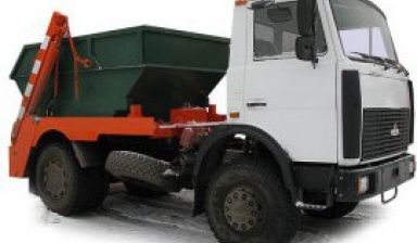Вывоз мусора на грузовике маз в Радовицком