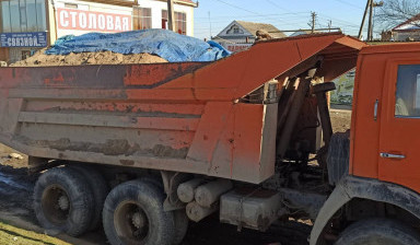 Объявление от Таджиб: «Доставка песка гравия щебень камень семечка» 1 фото