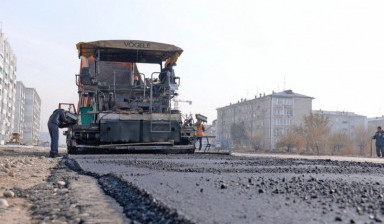 Строительство автомобильных дорог в Кызыле