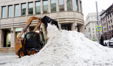Уборка снега в Якутске