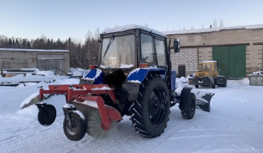 Объявление от Руслан: «Услуги трактора, Уборка снега, Подметание mtz» 2 фото