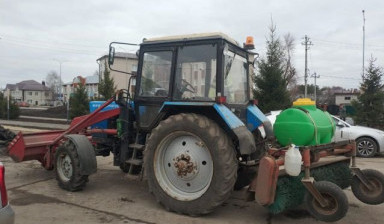 Аренда трактора мтз с щеткой отвал погрузчик в Якутске