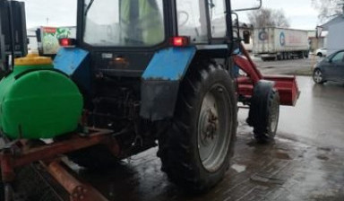 Аренда трактора мтз с щеткой отвал погрузчик в Якутске