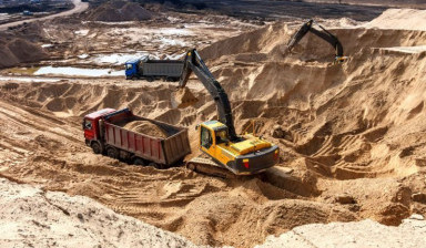 Объявление от ООО "Песок 61": «Доставка песка» 1 фото
