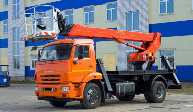 Объявление от Авто-Альянс: «Аренда автовышка 16-22 м, автопарк. Новокузнецк.» 1 фото