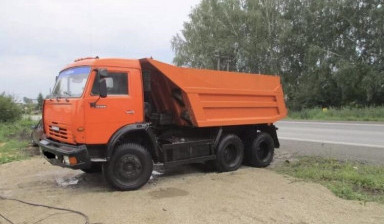 Доставка щебня, песка, вывоз мусора. Самосвал в Барнауле samosval-15-tonn