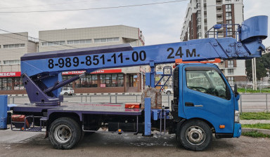 Объявление от Андрей: «Автовышка - 24м. Автопарк автовышек. kolesnye» 2 фото