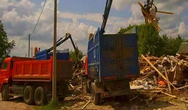 Демонтаж домов строение бань в Раменском