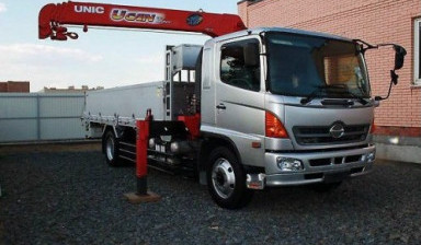 Объявление от Анатолий: «Кран-манипулятор для перевозки грузов. hino» 1 фото