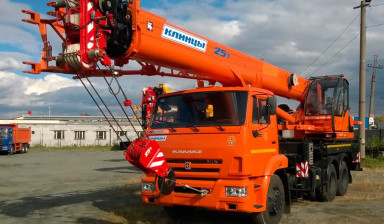 Объявление от Газинур: «Автокран 28 м. Подъем грузов до 25 тонн.» 1 фото