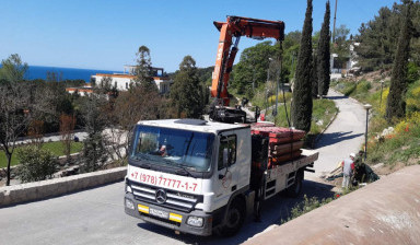 Объявление от Григорий: «Манипулятор Mersedes Actros по Крыму.» 4 фото