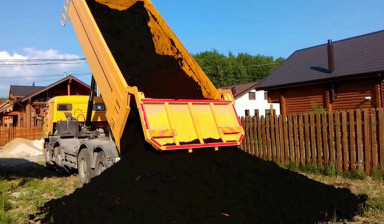 Объявление от Андрей: «Перевозка песок грунт щебень samosval-30-tonn» 1 фото
