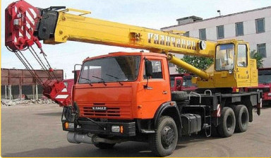 Услуги автокрана 25 тонн в Кемерово