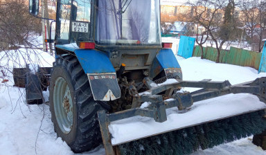 Объявление от ИП Думанский А. П.: «Услуги Трактор со щеткой и отвалом, МТЗ» 3 фото