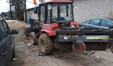 Объявление от ИП Курпяк С. А.: «Аренда Трактор-щетка МТЗ 320.4» 4 фото