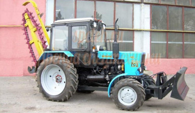 Объявление от Владимир: «Услуги трактора траншеекопателя transheekopatel» 1 фото