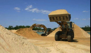 Песок строительный с доставкой в Омске