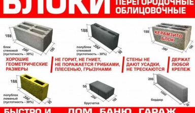Объявление от Шиндер Алексей: «Стеновые и облицовочные бетонные блоки, кирпич» 4 фото