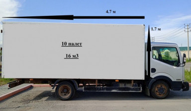 Объявление от Vardan: «Грузоперевозки 3 тонны  фургон» 1 фото