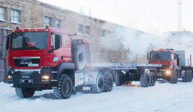 Перевозка грузов по зимникам Чукотка, Билибино