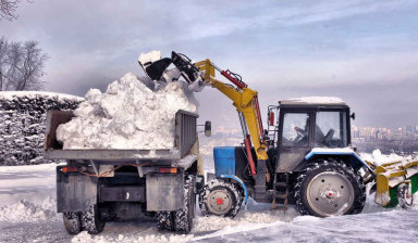 Трактор МТЗ щетка отвал ковш / чистка снега вывоз