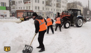 Объявление от Грузчиков-Сервис: «Уборка и вывоз снега трактором» 1 фото