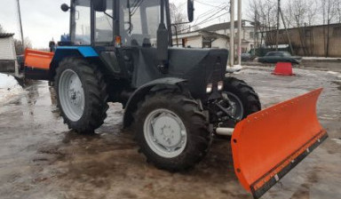 Услуги,Аренда трактора мтз-82 со Щёткой и Отвалом