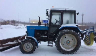 Объявление от Сергей: «Трактор для уборки снега с метелкой mtz» 3 фото