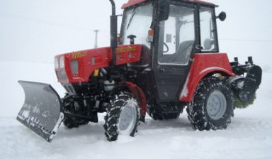 Объявление от ООО "СолАр": «Уборка снега мини трактором» 1 фото