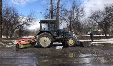 Объявление от Сергей: «Уборка территории от снега, трактор Мтз-82.1» 1 фото