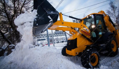 Уборка снега трактором  в Чебоксарах