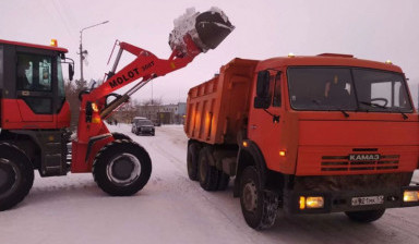 Объявление от Михаил: «Уборка и вывоз снега/Услуги трактора kolesnye» 1 фото