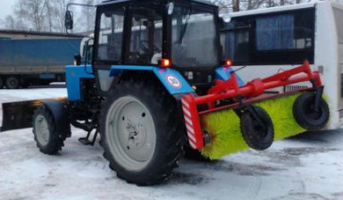 Объявление от Анна: «Чистка и вывоз снега трактором kolesnye» 1 фото