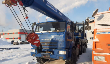 Объявление от ГРАНД СТ: «Аренда автокранов вездеходов 25 тонн 33м kamaz» 2 фото