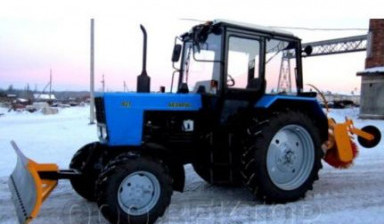 Объявление от Анастасия: «Очистка снега трактор мтз щетка» 1 фото