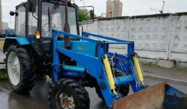 Объявление от Аренда Уфа: «Уборка, чистка снега трактор мтз 82 vezdehod» 1 фото