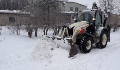 Объявление от Владимир: «Уборка, вывоз снега минитрактор» 2 фото