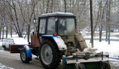 Услуги трактора мтз (подметание дорог,уборка снега
