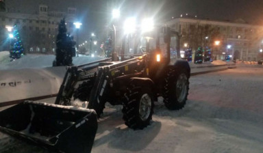 Услуги тракторов мтз 82(уборка снега)