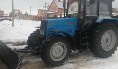 Объявление от Николай: «Услуги трактора мтз расчистка снега greidernii-otval» 1 фото