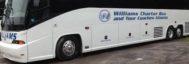 Объявление от Williams Charter Bus and Tour Coaches Atlanta: «Tour bus for rent» 1 фото